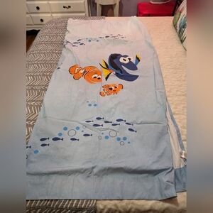 Pottery Barn Kids finding Nemo shower curtain